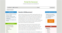 Desktop Screenshot of portal-fuer-senioren.com